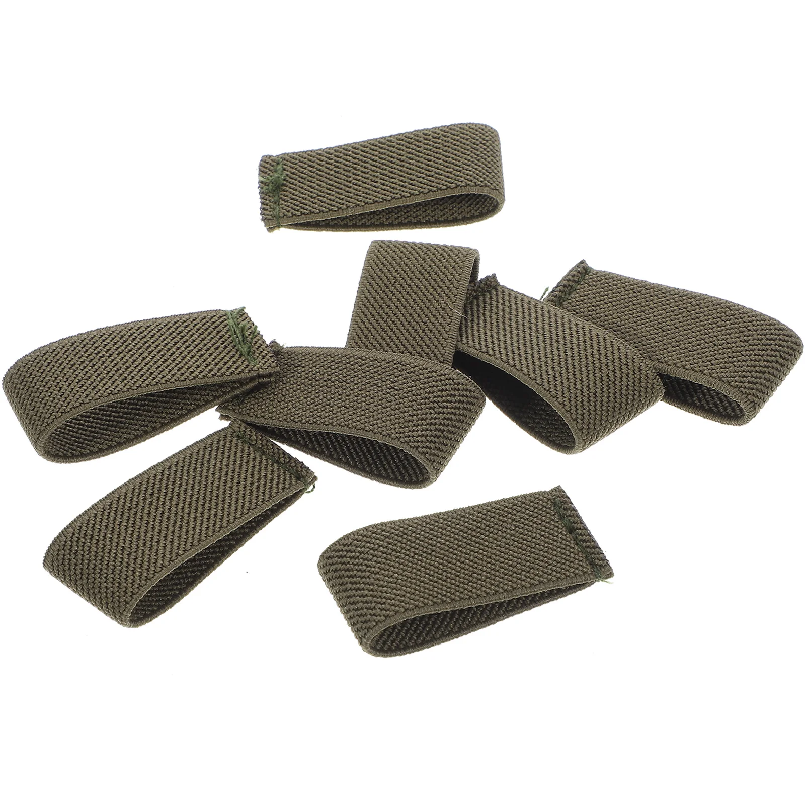 

8pcs Belt Keepers Harness Strap Loops Elastic Webbing Retainers for Outdoor Backpacking Hiking Waist Accessories Lightweight