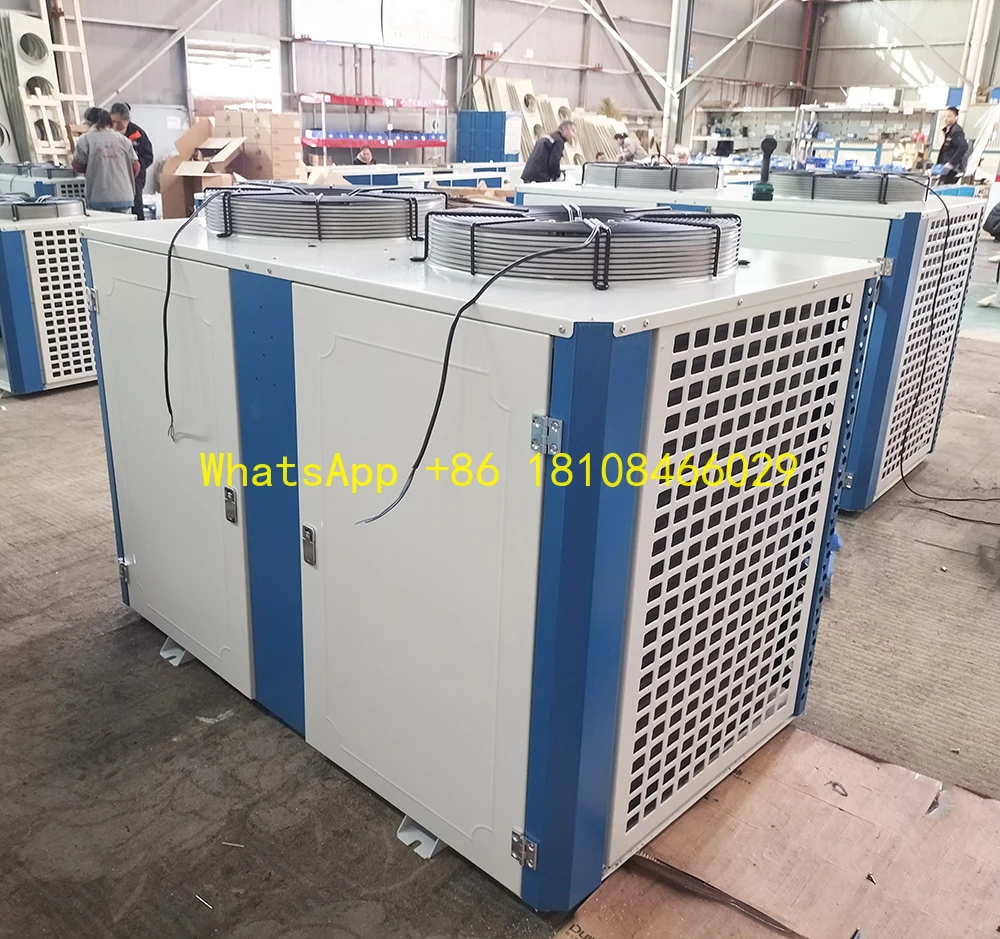 وحدة التكثيف ضاغط التبريد المبرد بالهواء وحدة مكثف صندوق U-تبريد رائجة البيع