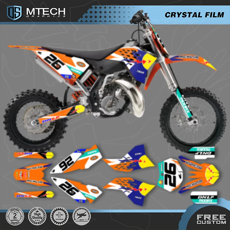 

DSMTECH Cusotm Team Motorcycle Graphics Decals Stickers Kits For KTM SX65 2009 2010 2011 2012 2013 2014 2015 001