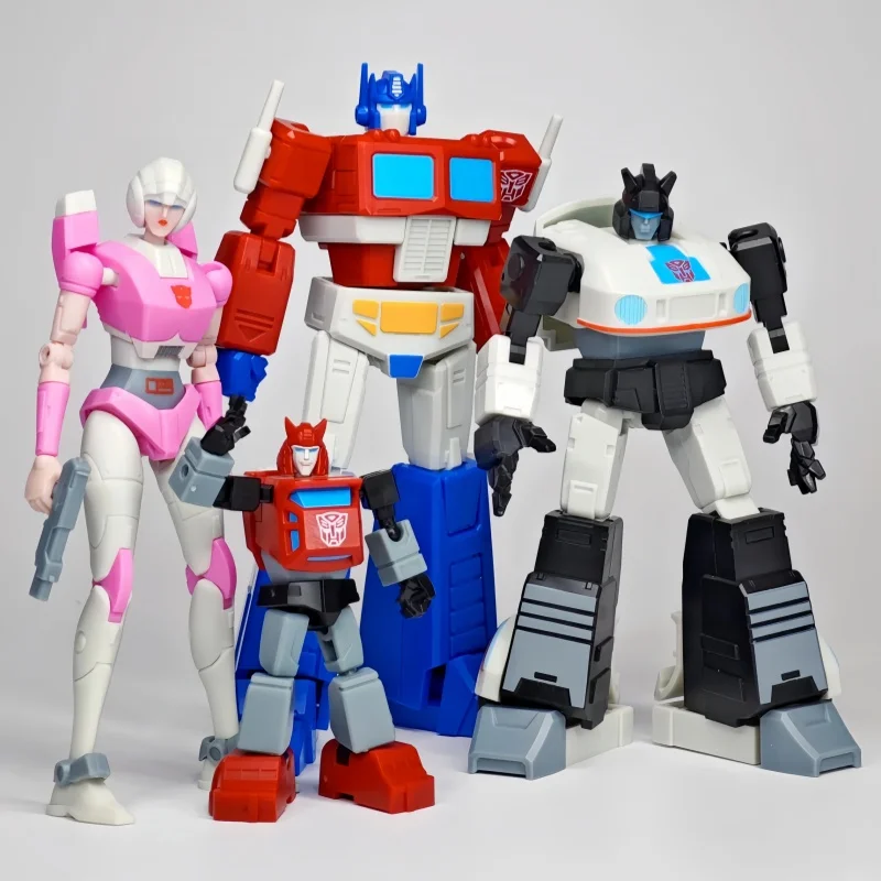 Auldey Transformation Aae Optimus Prime Arcee Sunstorm Starscream Soundwave Jazz Cliff Jumper Kickback Modello Mobile Giocattoli view 2