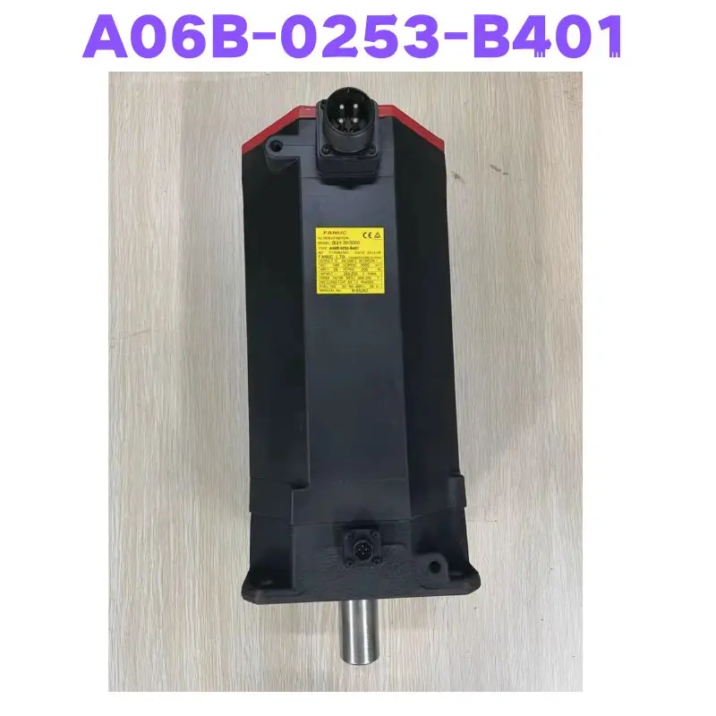 Second-hand A06B-0253-B401 A06B 0253 B401 Servo Motor Without Encoder Tested OK