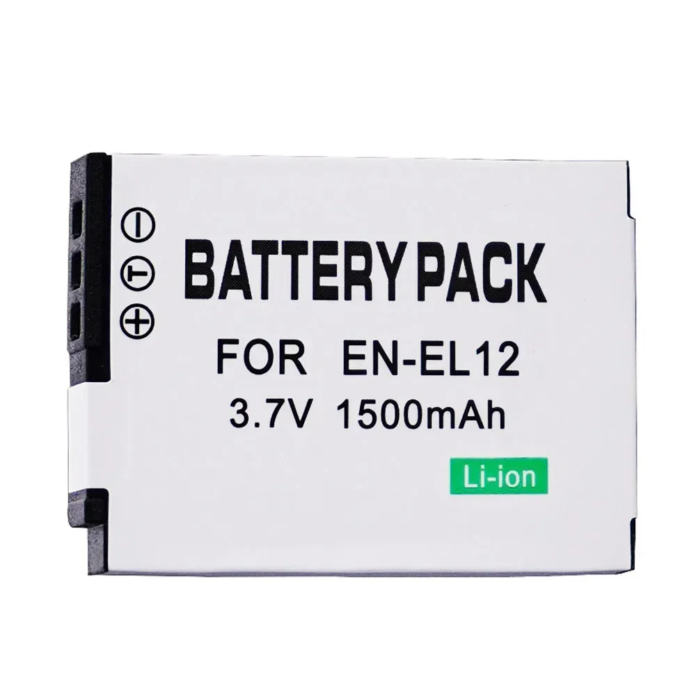 Camera battery 1500mAh suitable for Nikon digital camera battery COOLPIX S620 S710 S610C S610 S1000pjs70 EN-EL12 enel12 Enel12