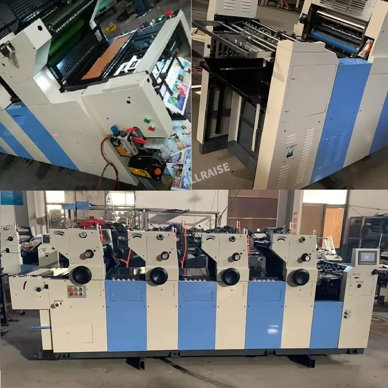التلقائي عالية السرعة 4 لون أوفست النسيج ورقة تي شيرت الطباعة طباعة آلات الطابعة آلة الطباعة