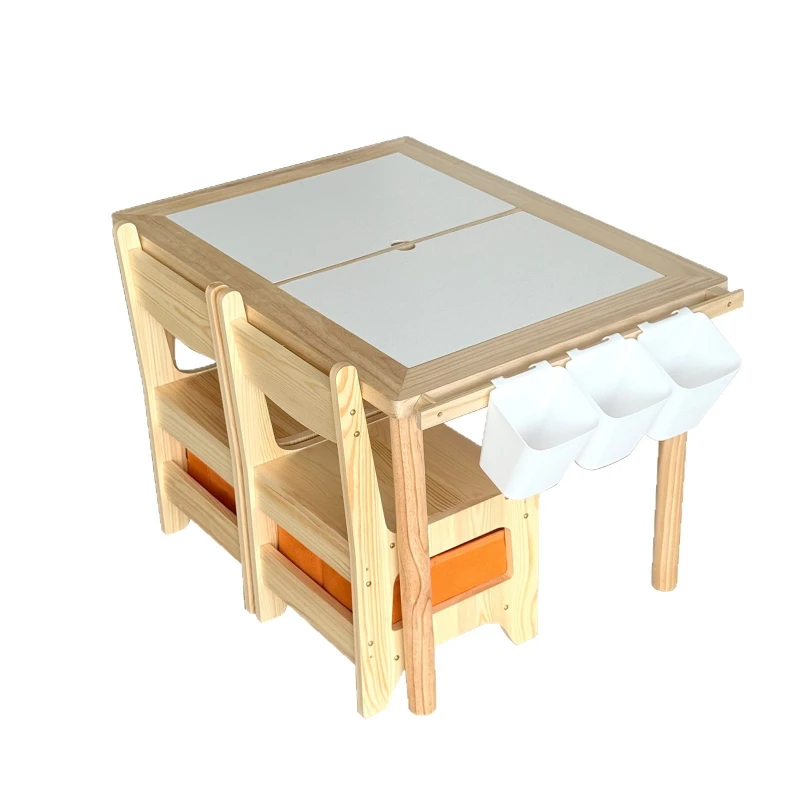 어린이 감각 발달용 학습 의자 및 나무 놀이 테이블 의자 학습 테이블