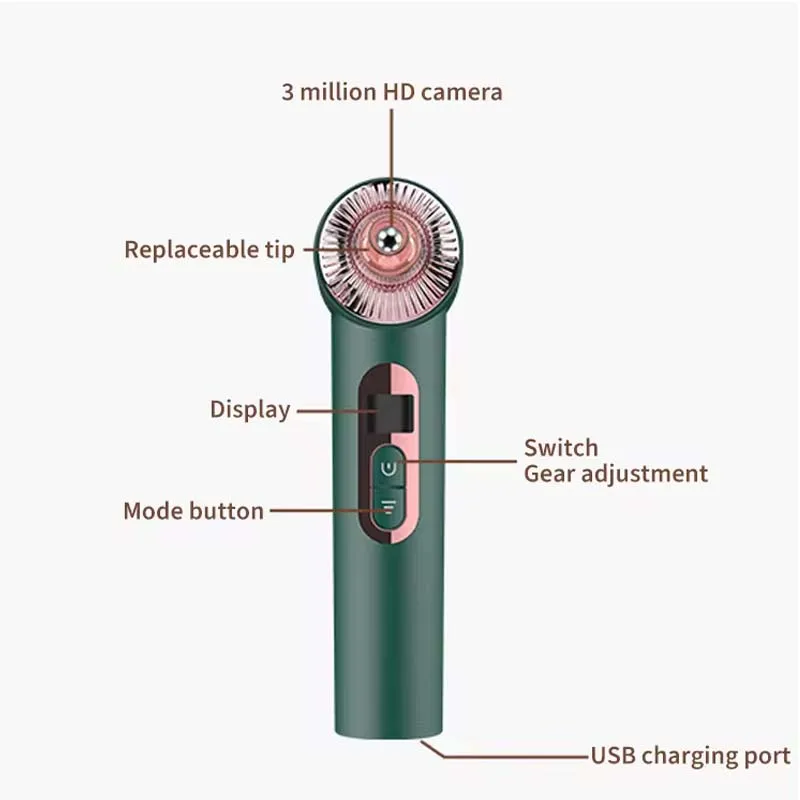 Nuovo strumento per la rimozione dei punti neri per la pulizia dei punti neri sottovuoto con schermo di visualizzazione Funzione visiva di riscaldamento opzionale