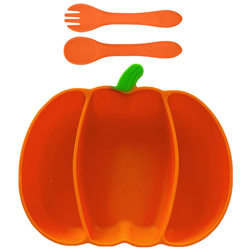 Silicone Dinner Plate Kids Divided Plates Suction for Baby Food Supplement Bowl Toddler Toddlers