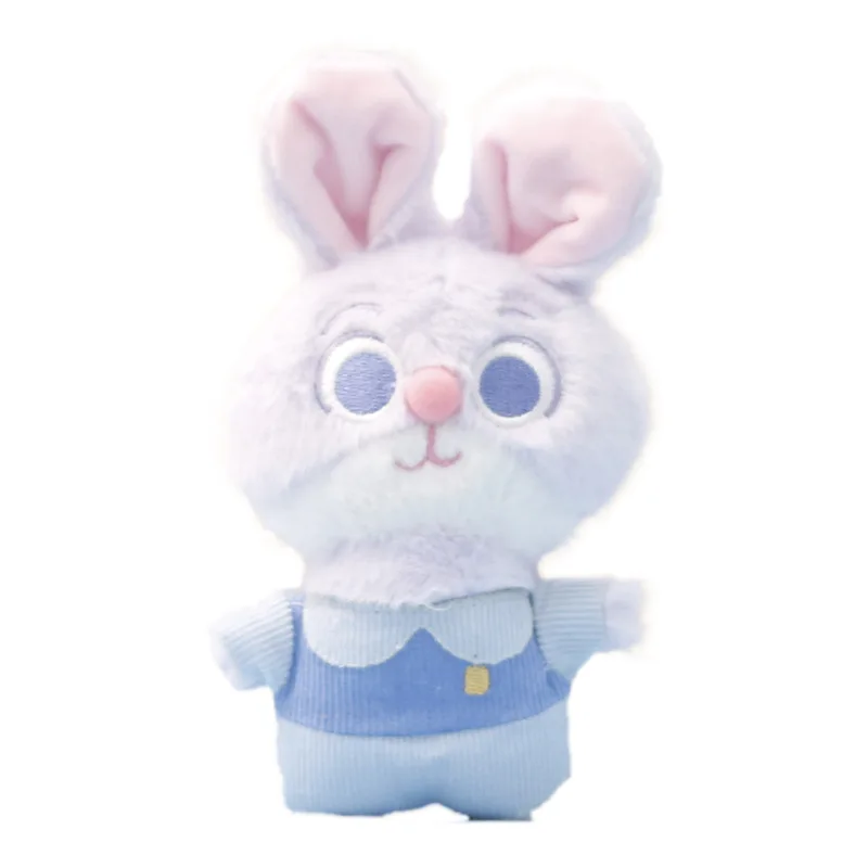 Zootopia ألعاب من نسيج مخملي جودي أرنب دمية جميلة الثعلب نيك دمية حقيبة المفاتيح قلادة لطيف شخصية كرتونية محشوة الحيوان