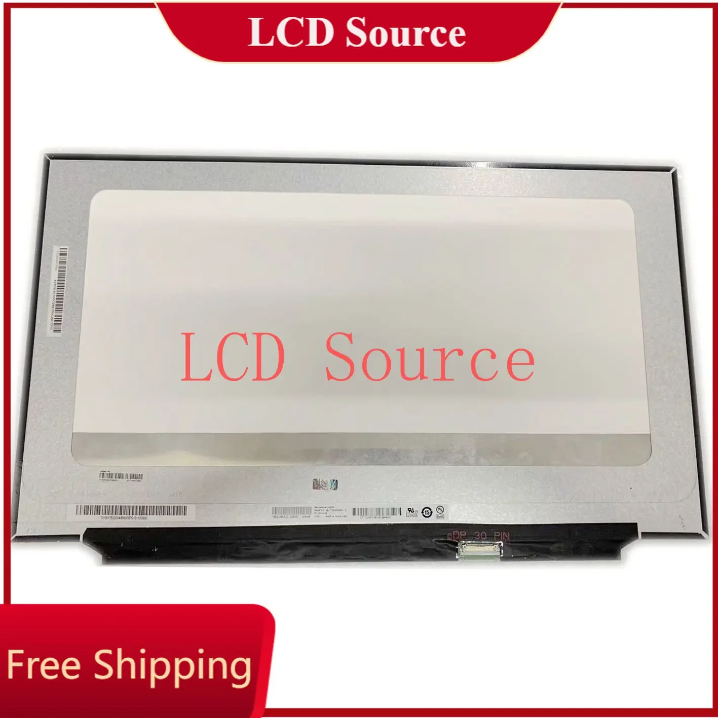 

B173HAN04.3 fit NV173FHM-N46 17.3" 1920X1080 Display Panel eDP 30pins LCD Screen