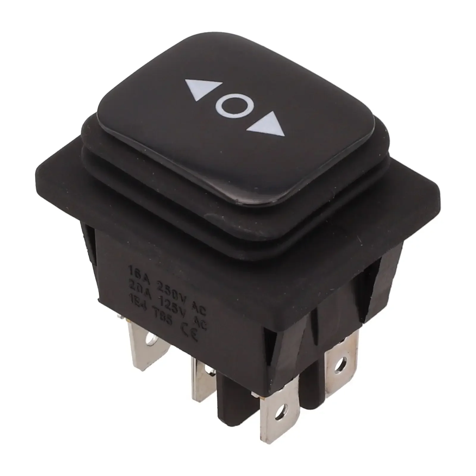 Ready For Immediate Use Momentary Polarity Reverse Switch 6 Pin 3 Position Switch Easy Installation For DC Motor