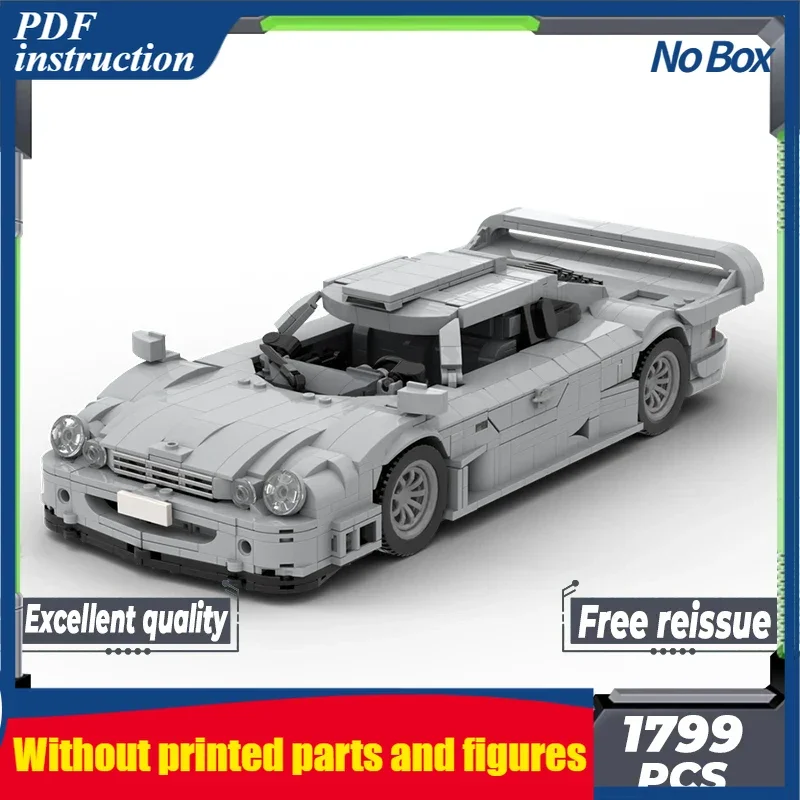 Urban Supercar Model Moc Bouwstenen Speed Champion CLK 1:15 Technologie Modulaire Blokken Cadeau Speelgoed DIY Sets Montage Kerstmis
