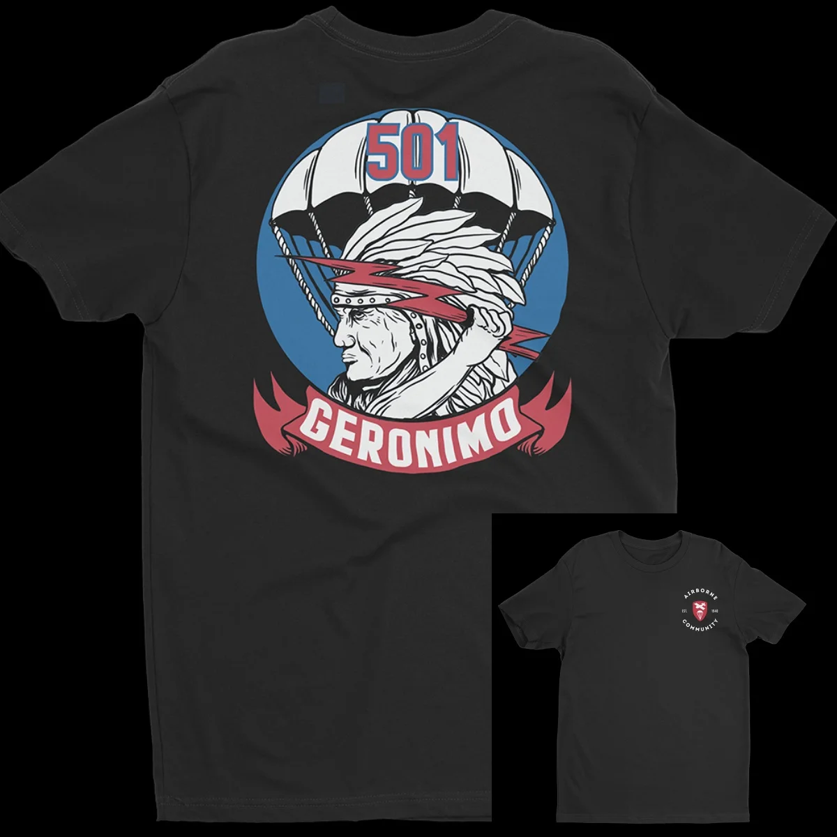 504 Devils Airborne Classic Athletic Shirt Military Tactics Brand T-Shirt Cotton Graphic Tee Men Women Summer Streetwear