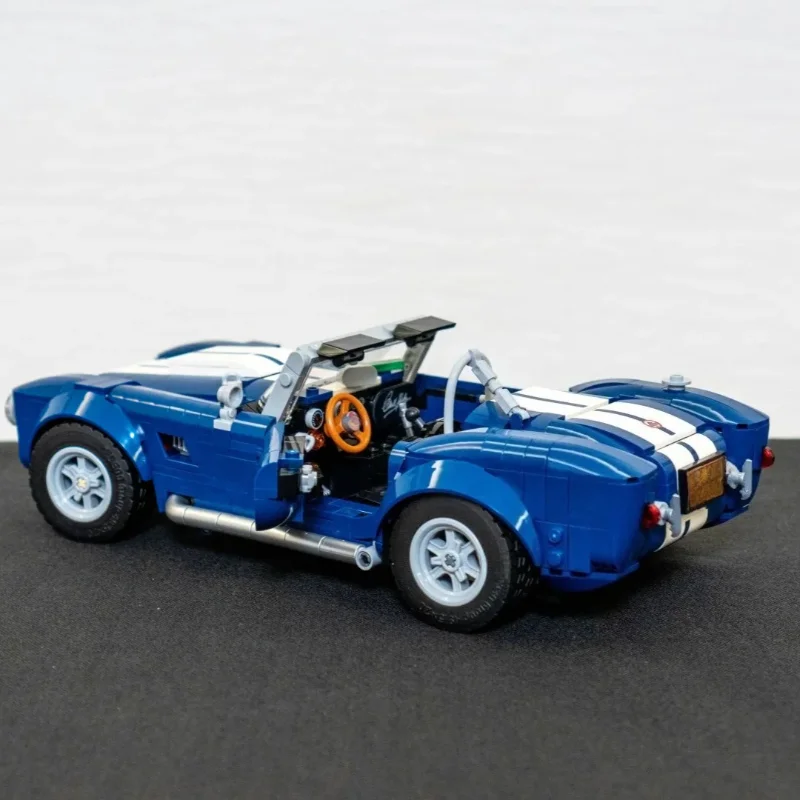 

Ideas Shelby Cobra Sports Car 10357 Model Building Block Sets Office Decorations Christmas Birthday Toy Gifts for Boys Adults