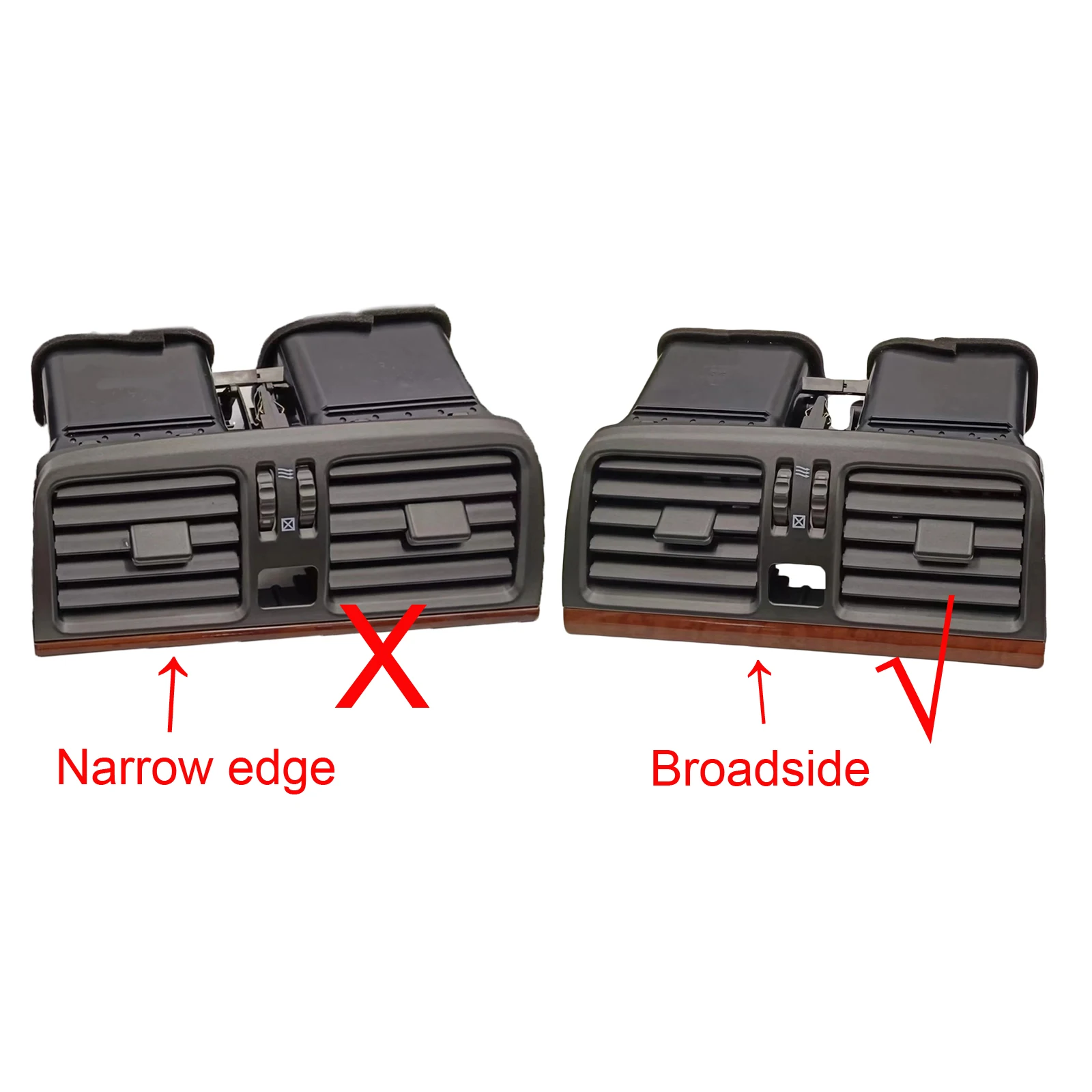 LS400 AC Vent Dashboard Air Conditioning Outlet Dashboard Replacement Direct Replacement Only For Broadside Style Color As Shown