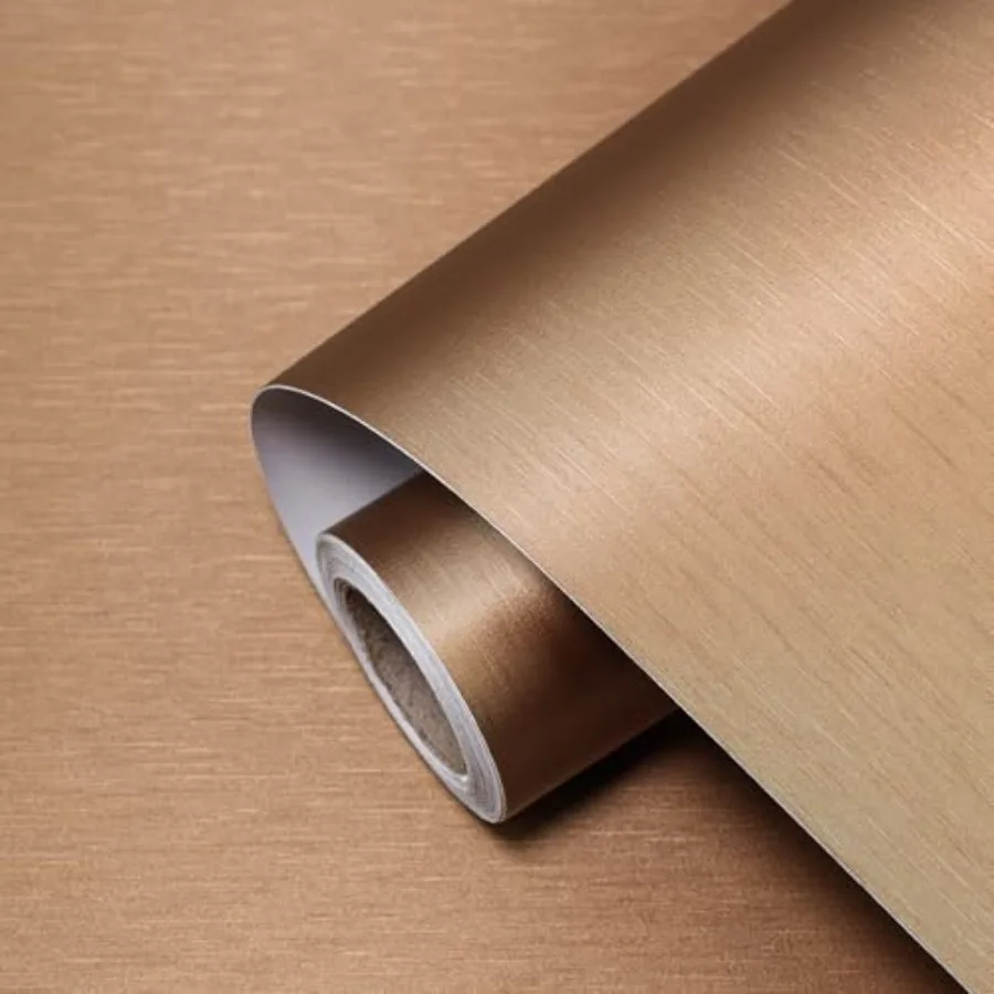 

Stainless Steel Peel and Stick Wallpaper Stainless Steel Contact Paper Peel and Stick Countertop Self Adhesive Thick Vinyl Wate