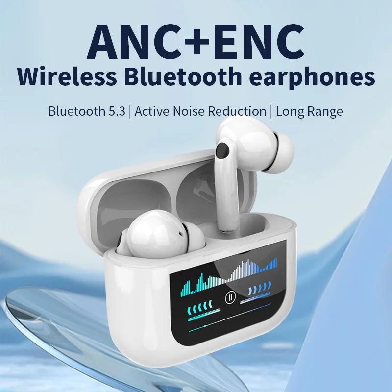 

Bluetooth 5.3 Headphones YX30 True Wireless Earbuds ANC In-Ear Earphones Waterproof Sports Headest Noise Reduction With Mic