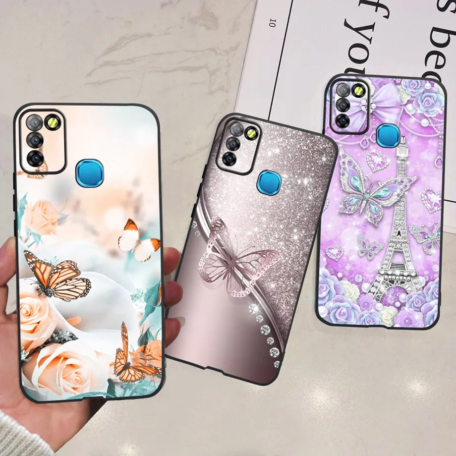 For Infinix Hot 10 Lite Case Infinxi Smart 5 X657 X657C Cover  Silicone Luxury Fashion Soft TPU Coques On Smart5 Hot10 Lite Capa