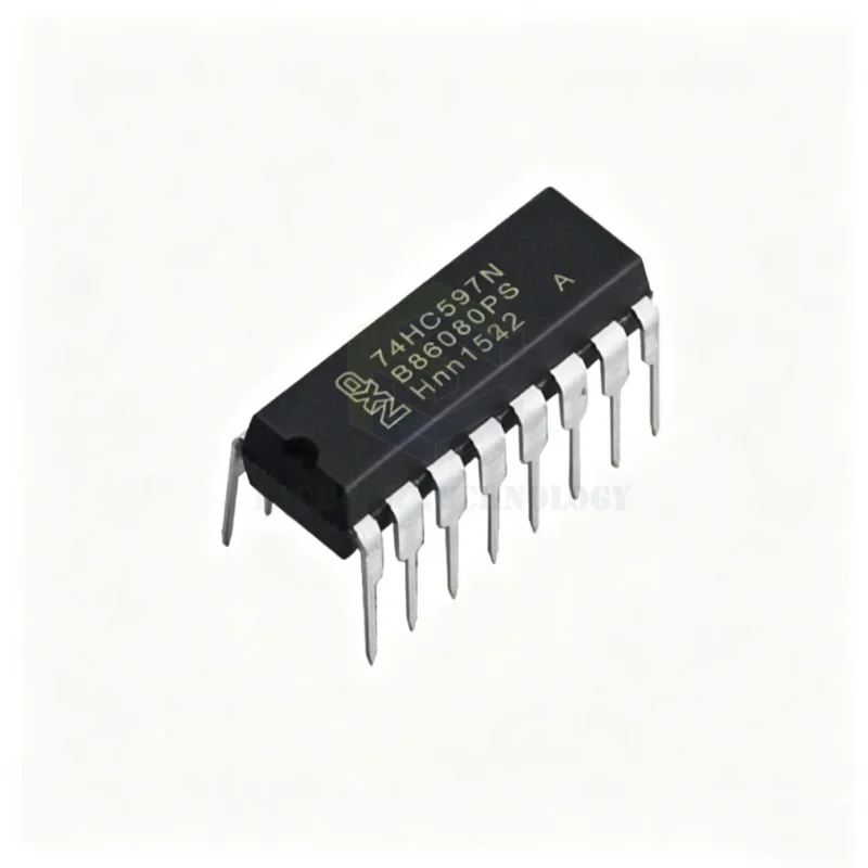 2pcs 74HC597N Direct-insertion DIP-16 CMOS logic 8-bit shift register