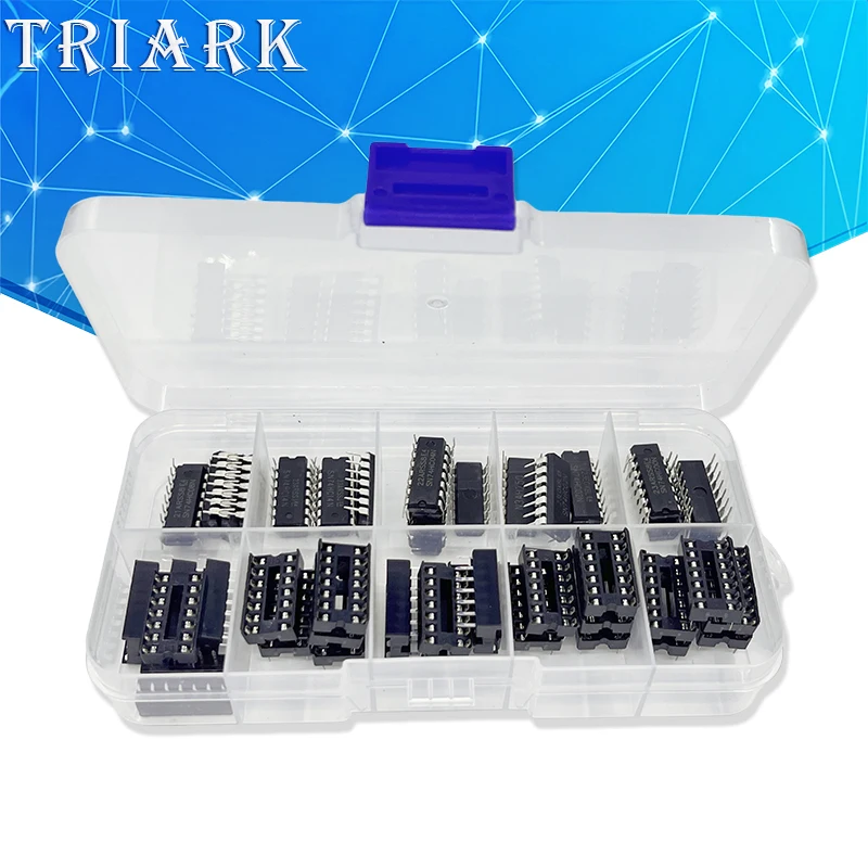 50PCS/Set Electronic Component Assortment Kit 74HC00 74HC02 74HC04 DIP-14 74HC08 74HC14 DIP14 NEW