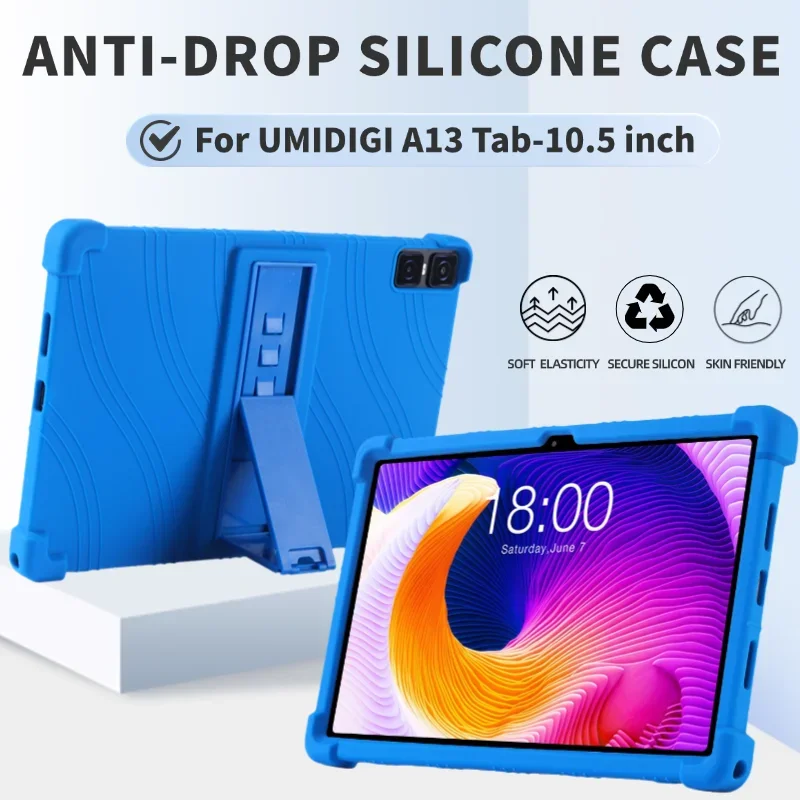 

Чехол для планшета UMIDIGI A13 Tab Android 13, 10,5 дюймов, мягкий силиконовый защитный чехол