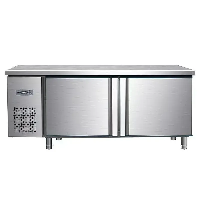 Commercial refrigeration workbench freezer kitchen stainless steel refrigeration fresh-keeping freezing operation table