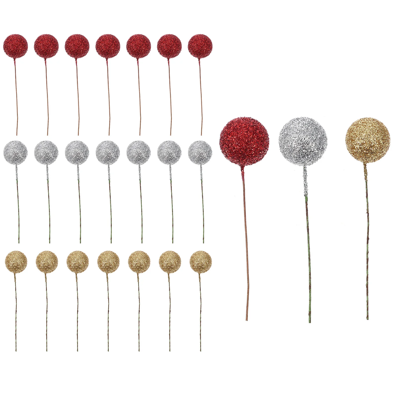 

150Pcs Glitter Ball Fake Berry Christmas Decor Tree Hanging Ornament Indoor Decoration Christmas Decorations Fake Berry