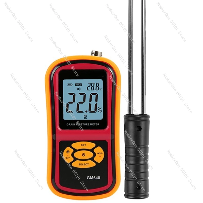 

GM640 разделенный цифровой измеритель влажности зерна, соя, пшеница, рис, содержание влажности, тестер влажности зерна
