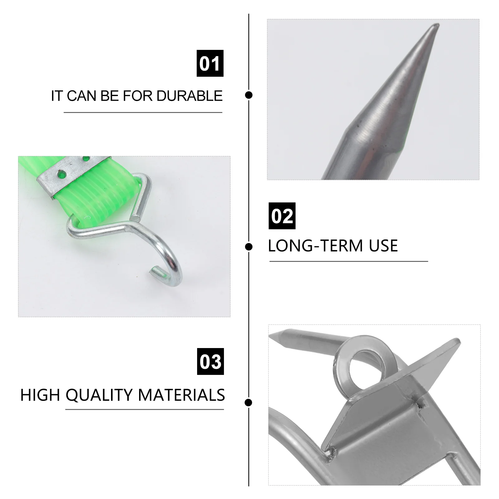 

Cats Claws Spike Shoes Tree Climbing Foot Buckle Spikes Ankle Elastic Boot Hooks Green Belt Carbon Steel Durable Grasping Easy