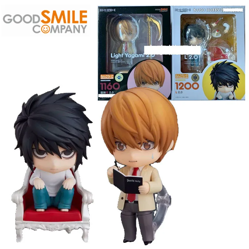 Good Smile Original GSC 1160 1200 Nendoroid DEATH NOTE Yagami Light Anime Action Figures Toys for Boys Girls Kids Gift