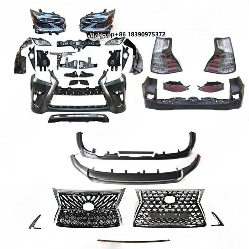 Car bumper body kit Factory Price for GX460 2010-2019 Upgrade to 2020 Style old to new