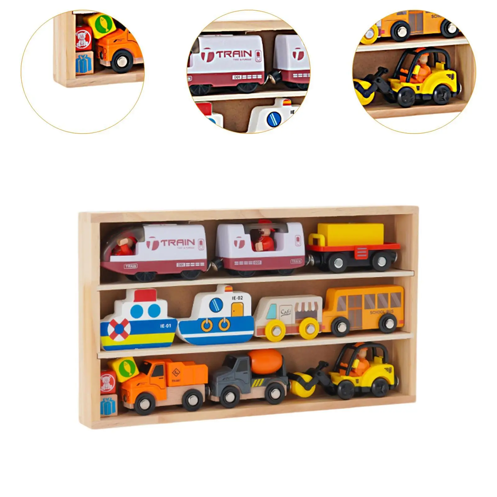 Houten Trein Speelgoed Set Treinwagons Vroeg Leren Kerstspeelgoed Stapelen Trein Speelgoed Bouwstenen Speelgoed Speelgoed Trein Voor Kinderen Kinderen