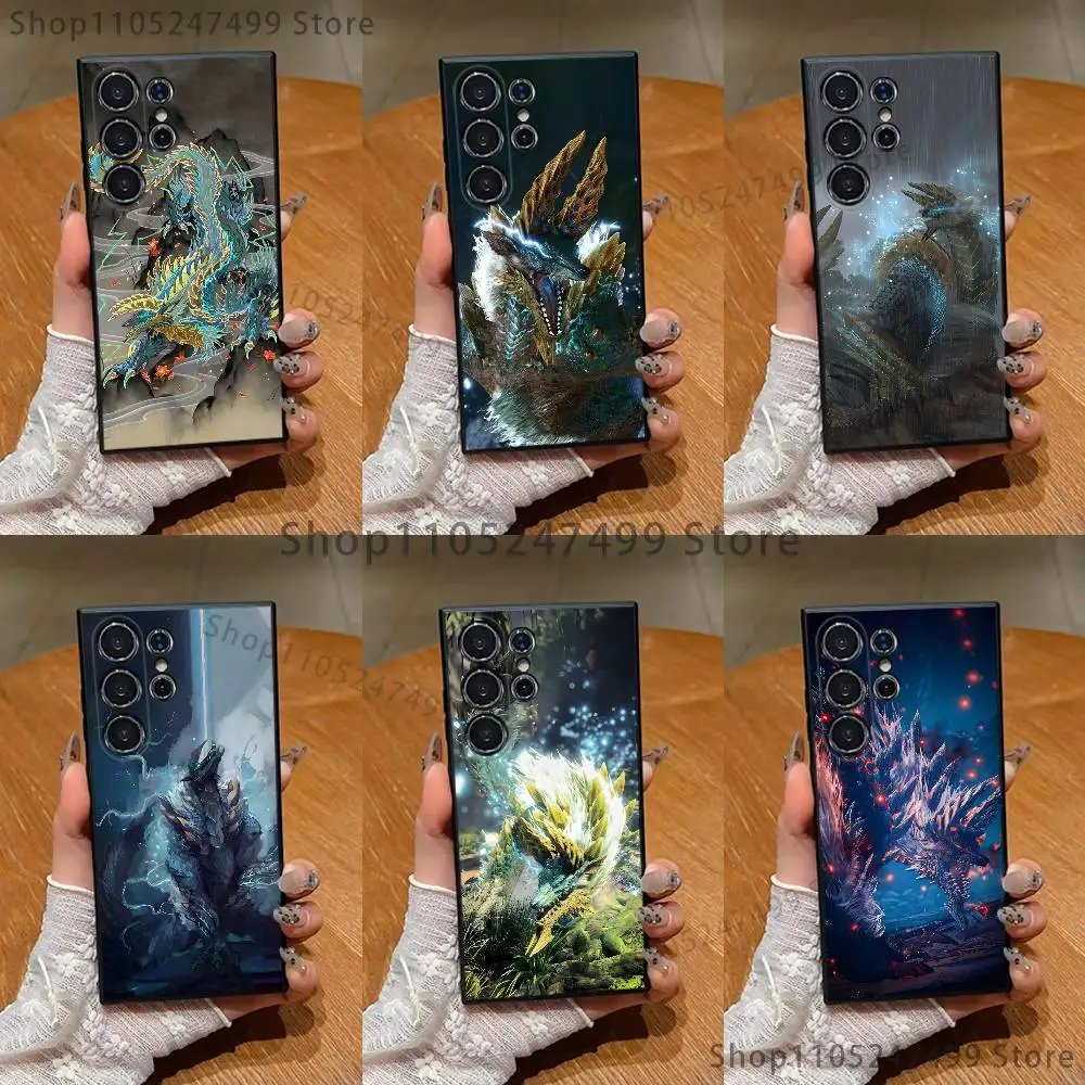 

Monster Z-Zinogre Hunter Phone Case For Samsung S 25,24,23,22,30,21,10,9,Ultra,Plus,Lite,FE,4,5 G Black Soft Case