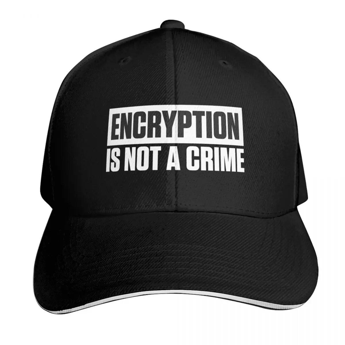 ENCRYPTION IS NOT A CRIME Baseball Cap Unisex for Men Women Outdoor Golf Running Hiking Summer Beach Travel