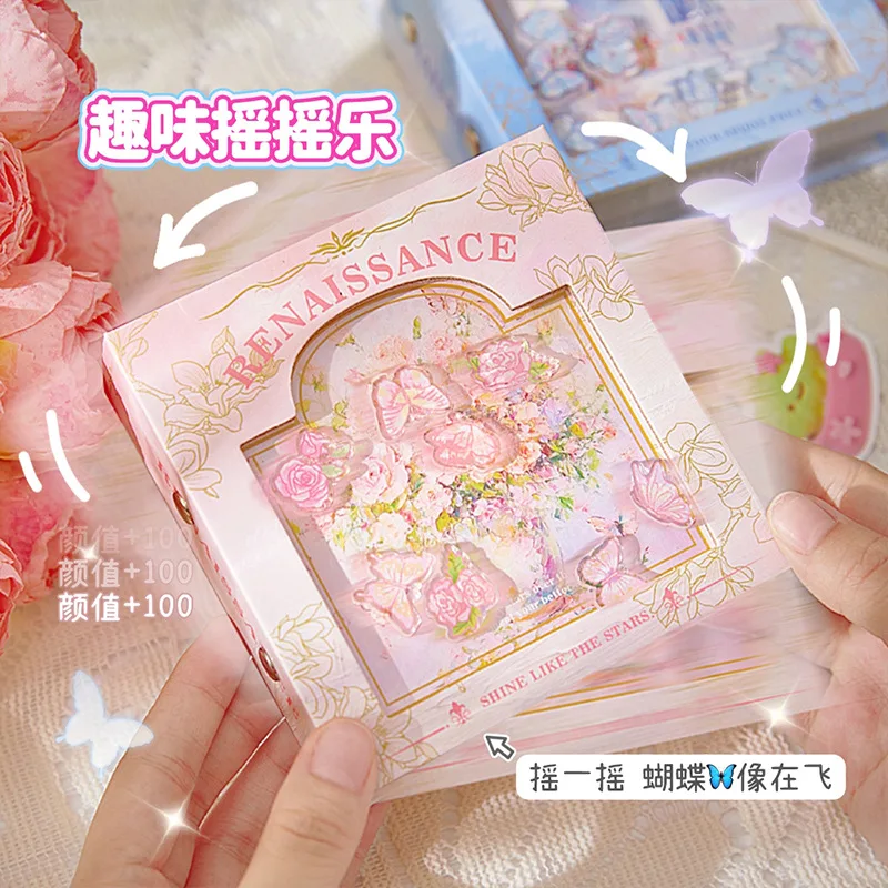 Picture 4: 2Pcs 1-Pocket Vintage Oil Painting Loose Leaf Photocard Binder for 3 Inch Polaroid Picture Card Storage Album