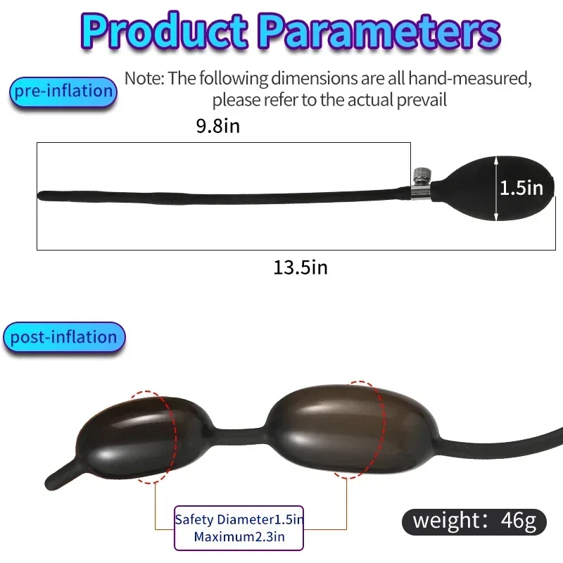 قسطرة مجرى البول القابلة للنفخ كرة مزدوجة تضخم مجرى البول التوصيل القضيب محفز القسطرة السبر قضيب توسيع الاستمناء الجنسي