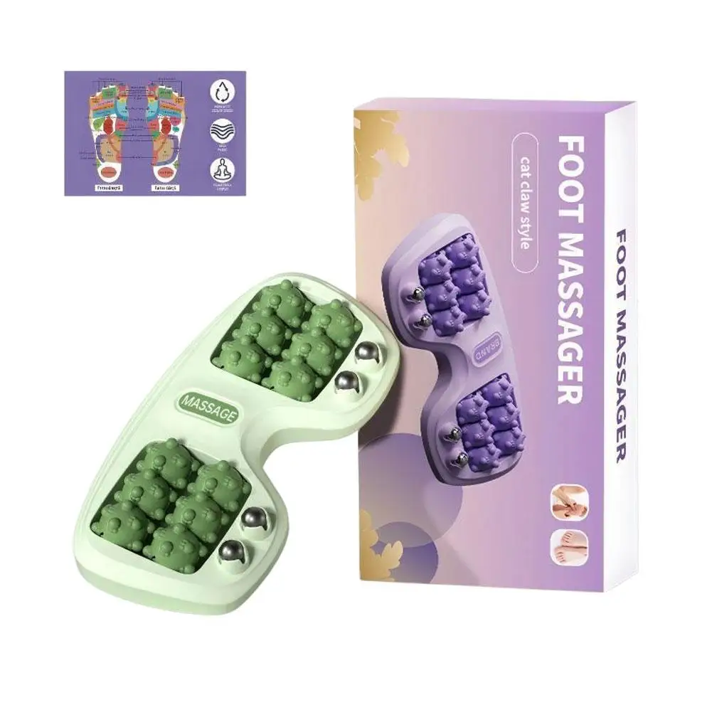 

Массажер для подошвы кошачьей лапы, облегчение подошвенного фасциита, роликовый уход, массаж, рефлексология, расслабление мышц, облегчение мышц, йога, фитнес