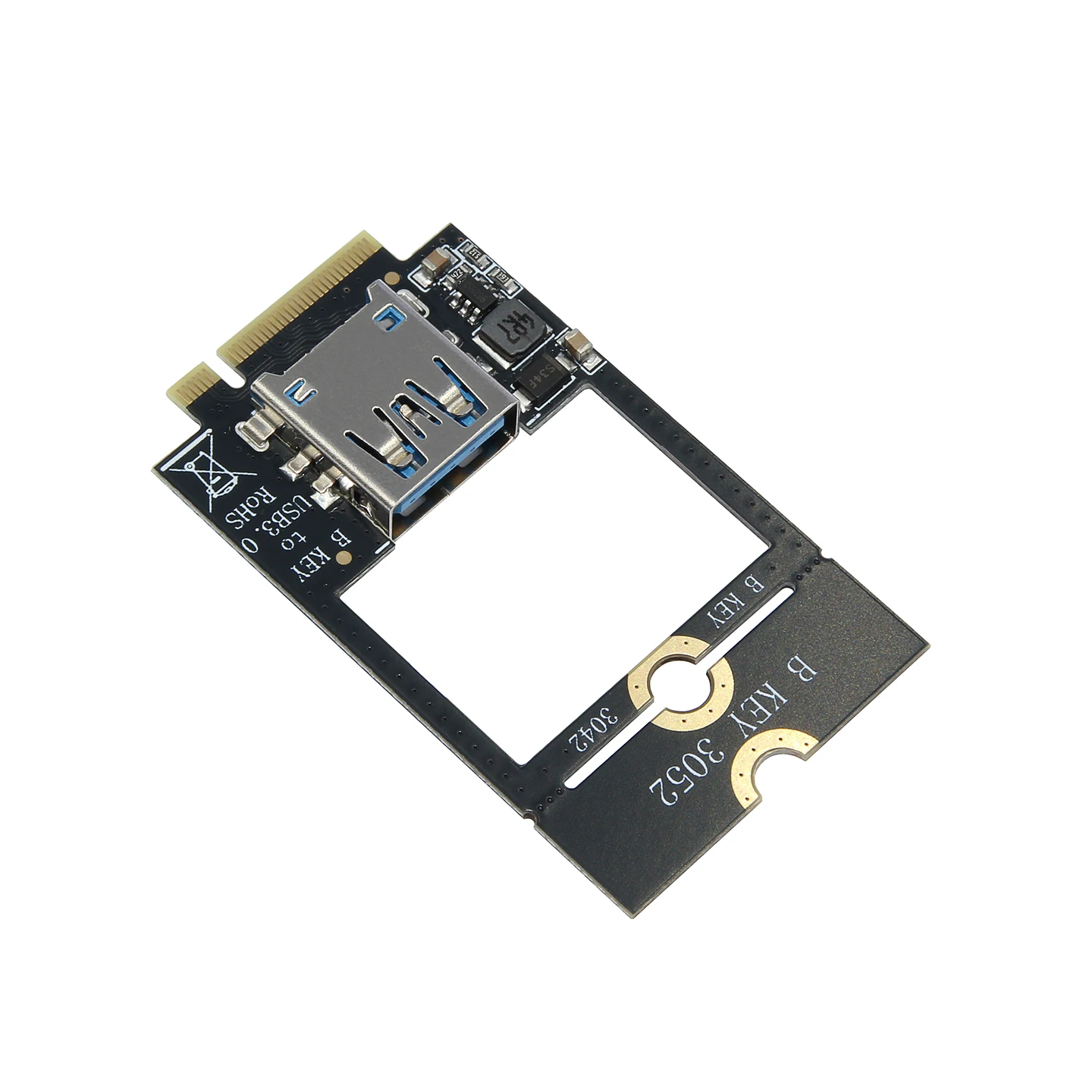 NGFF M2 B SLEUTEL naar TYPE - C 3.0 USB3.0 Adapterkaart M.2 B - Sleutel WWAN 4G Netwerkkaartsleuf Ultradunne interface-adapterkaart