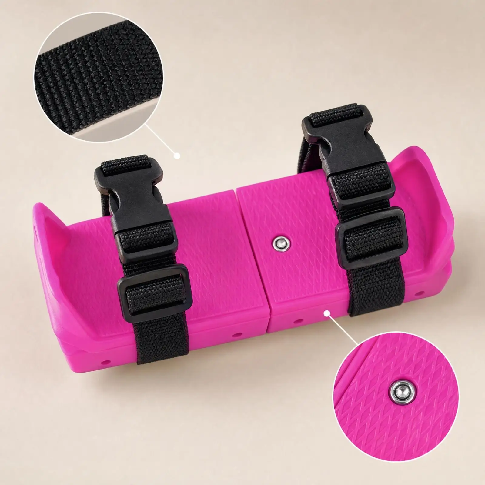 Kids Ski Trainer for Ice Skating with Galvanized Steel Edges Supportive Adjustable Straps for Young Beginners