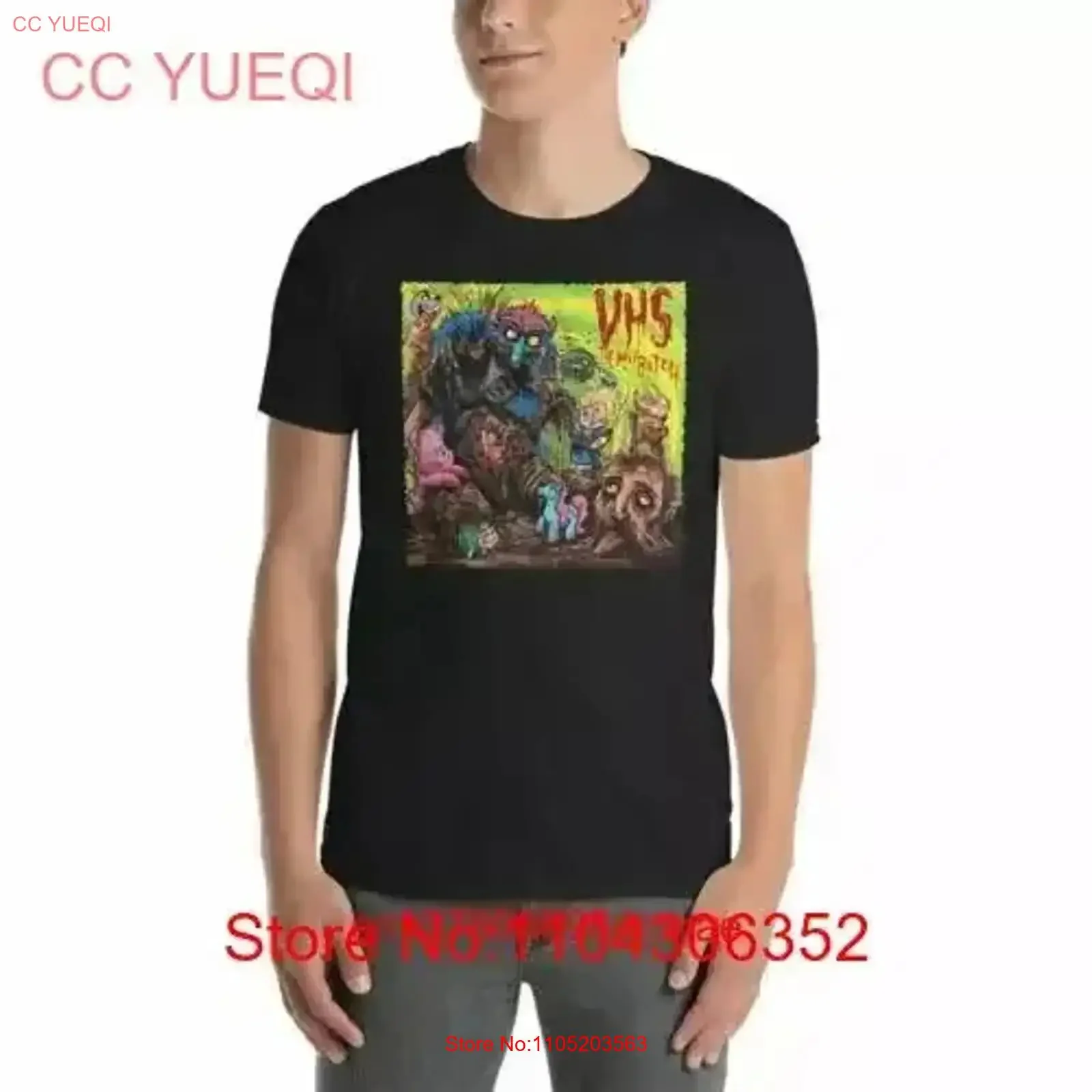 VHS el nuevo lote camiseta Horror Death Metal Slasher Exhumed Impetigo Ghoul vintage lavado cómodo suave Casual transpirable