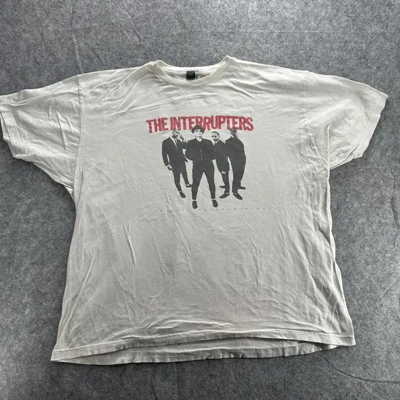 The Interrupters T Shirt Mens 2XL White Fight Good Band Ska Punk