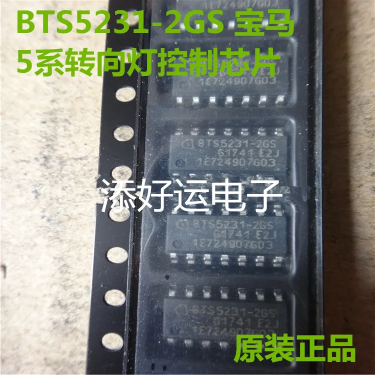 5PCS BTS5231-2GS BTS523 F18 Footstep space module turn signal control add good luck electronic chip