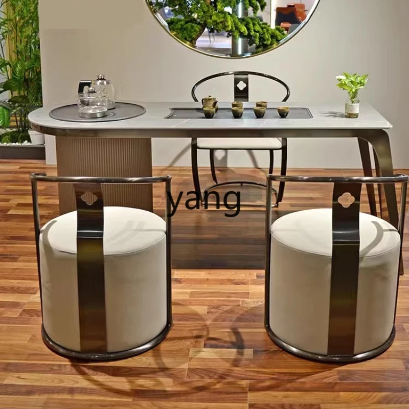 

LH simple rock slab tea table light luxury tea table reception room reception table
