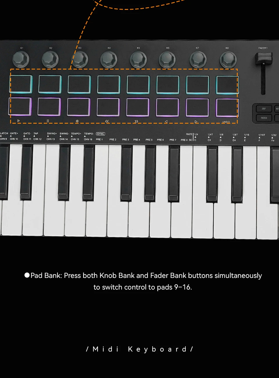 Available in Five Colors: Black and White, Pink, Black, White, and Red. M-VAVE SMK37PRO Professional MIDI Keyboard—37-Key Wireless Bluetooth Music Composition and Production Synthesizer