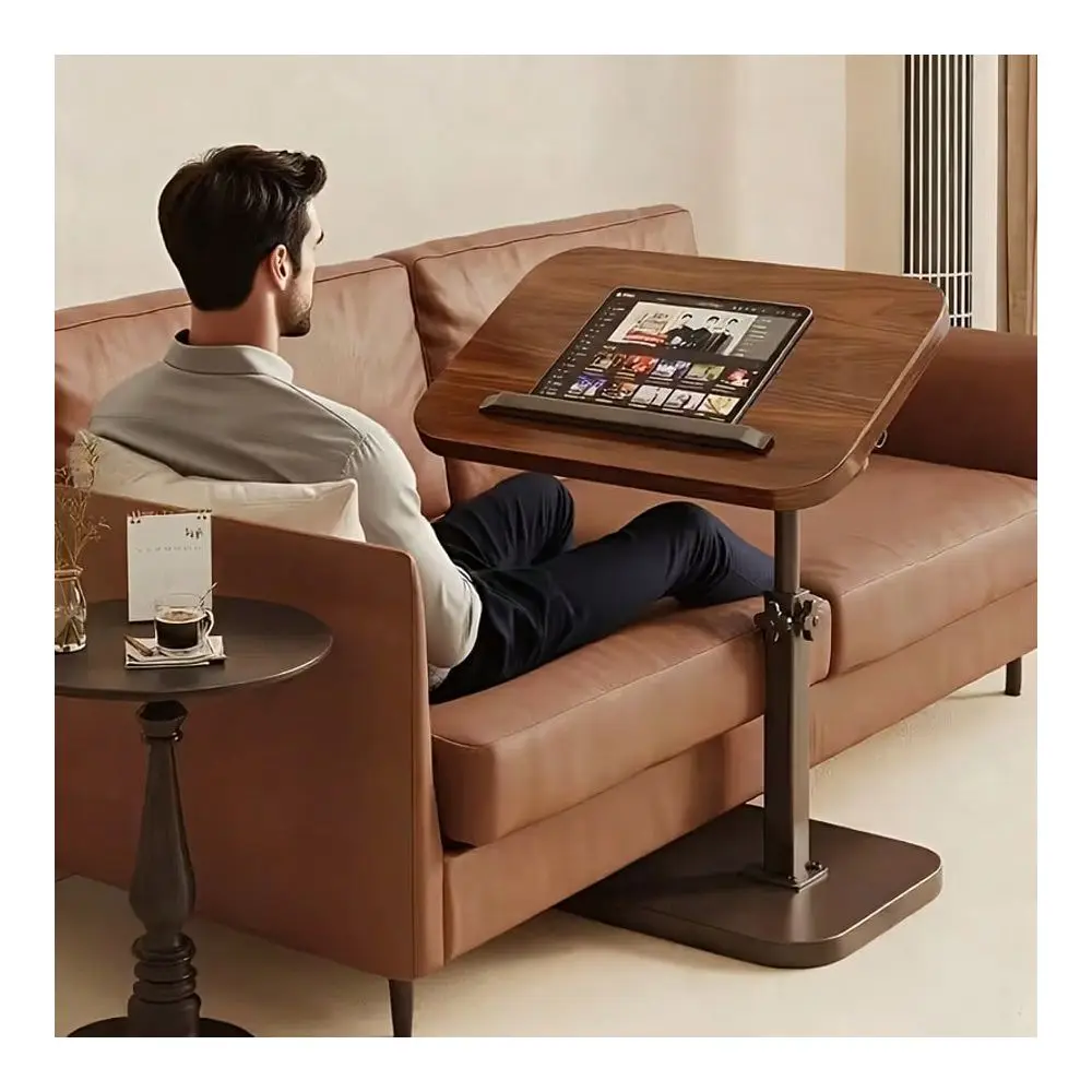 Desk, A Portable And Adjustable Side Table Folding Table Suitable For Home Office Desks, Coffee Tables, And Bedside Sofas. Idea
