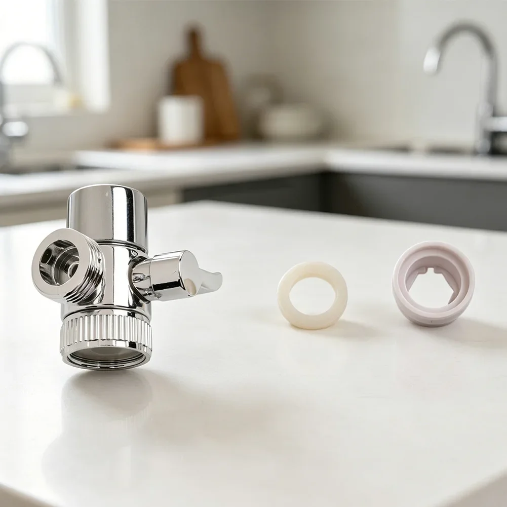 Faucet Valve Diverter Kitchen Faucet Adapter Sink Splitter For Wall Mounted Angle Valve Home Improvement Plumbing Fixtures