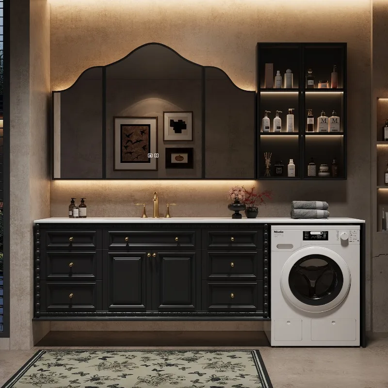 

Space Saver Luxury Bathroom Cabinet Over Partitions Display Sink Hamaki Bathroom Cabinet Perfume Wall Gabinete Home Furniture