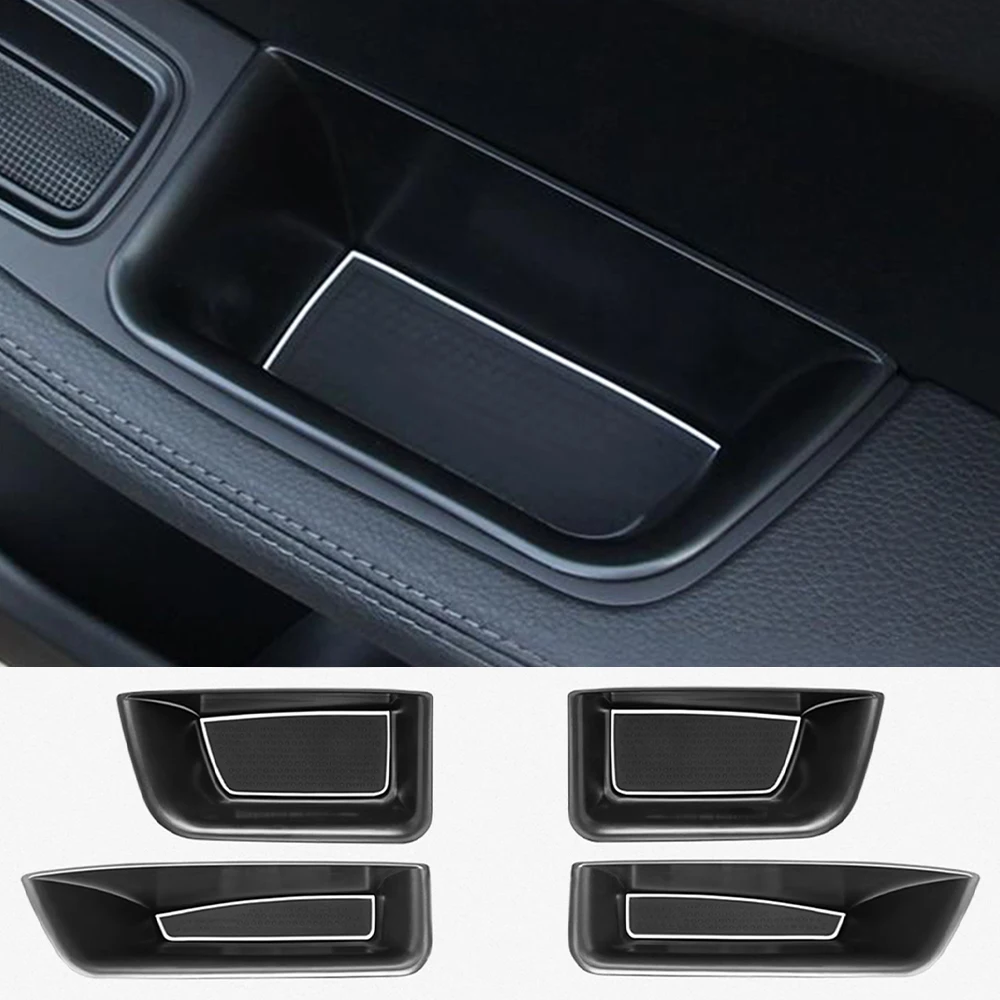 

Car Door Barrel Organizer Storage Box Card Pocket Phone Holder for Porsche Macan 95B 95C 2014-2026 Auto Interior Accessories