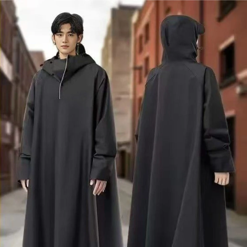 

Unisex Adult E Bike Motorcycle Rain Poncho Long Waterproof Full Body Cover Stormproof Cycling