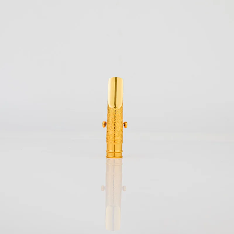 High Quality Professional Tenor Soprano Alto Saxophone Metal Mouthpiece Gold Plating Sax Mouth Pieces Accessories Size 5 6 7 8