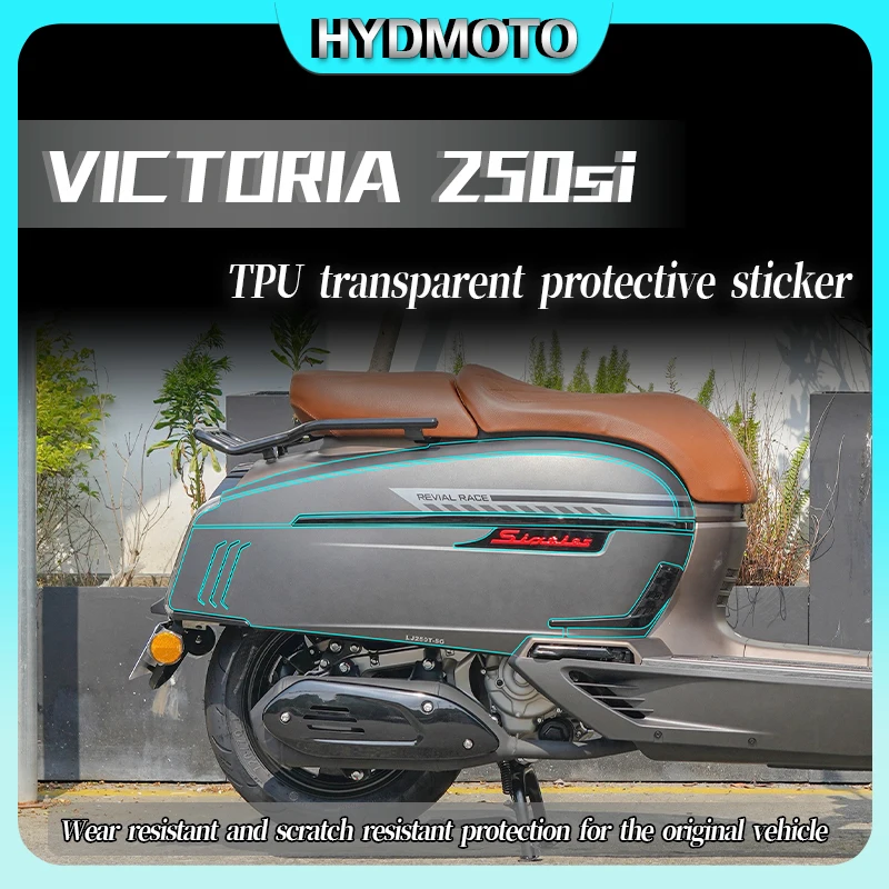 For Victoria 250si 2022 2024 invisible car clothing body transparent protective film waterproof modification accessories moto