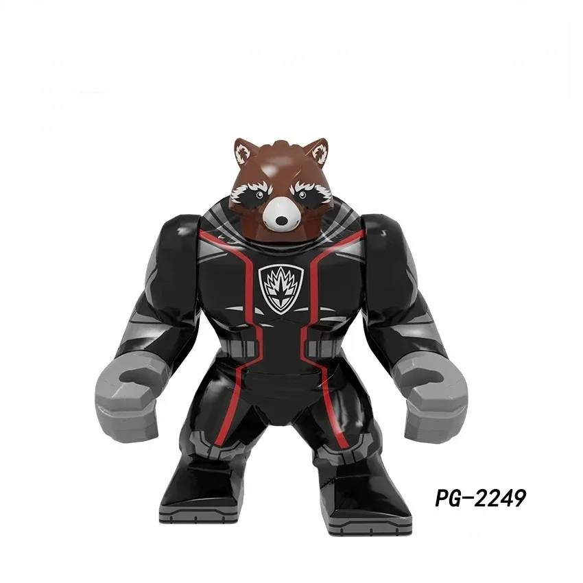 مكعبات بناء مارفل خارقة لشخصية الرسوم المتحركة سبايدر مان ديدبول هالك لبنات البناء هدية لعبة ألغاز للأطفال